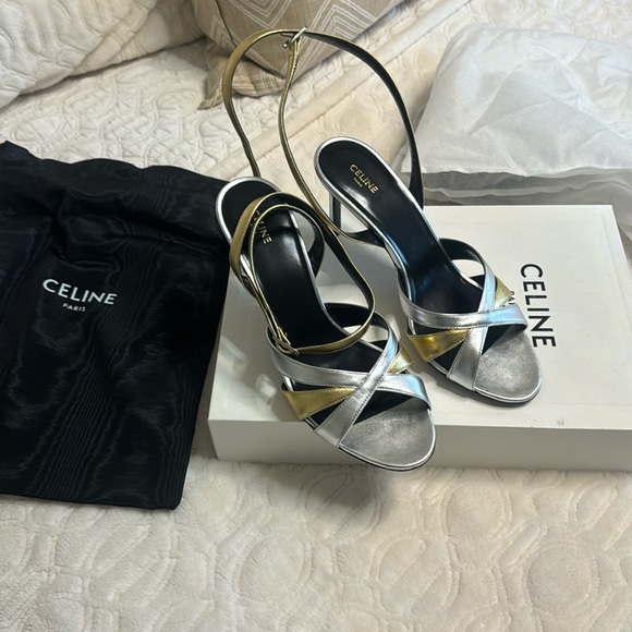 Celine Paris strap high heel sandals - Picture 2 of 10